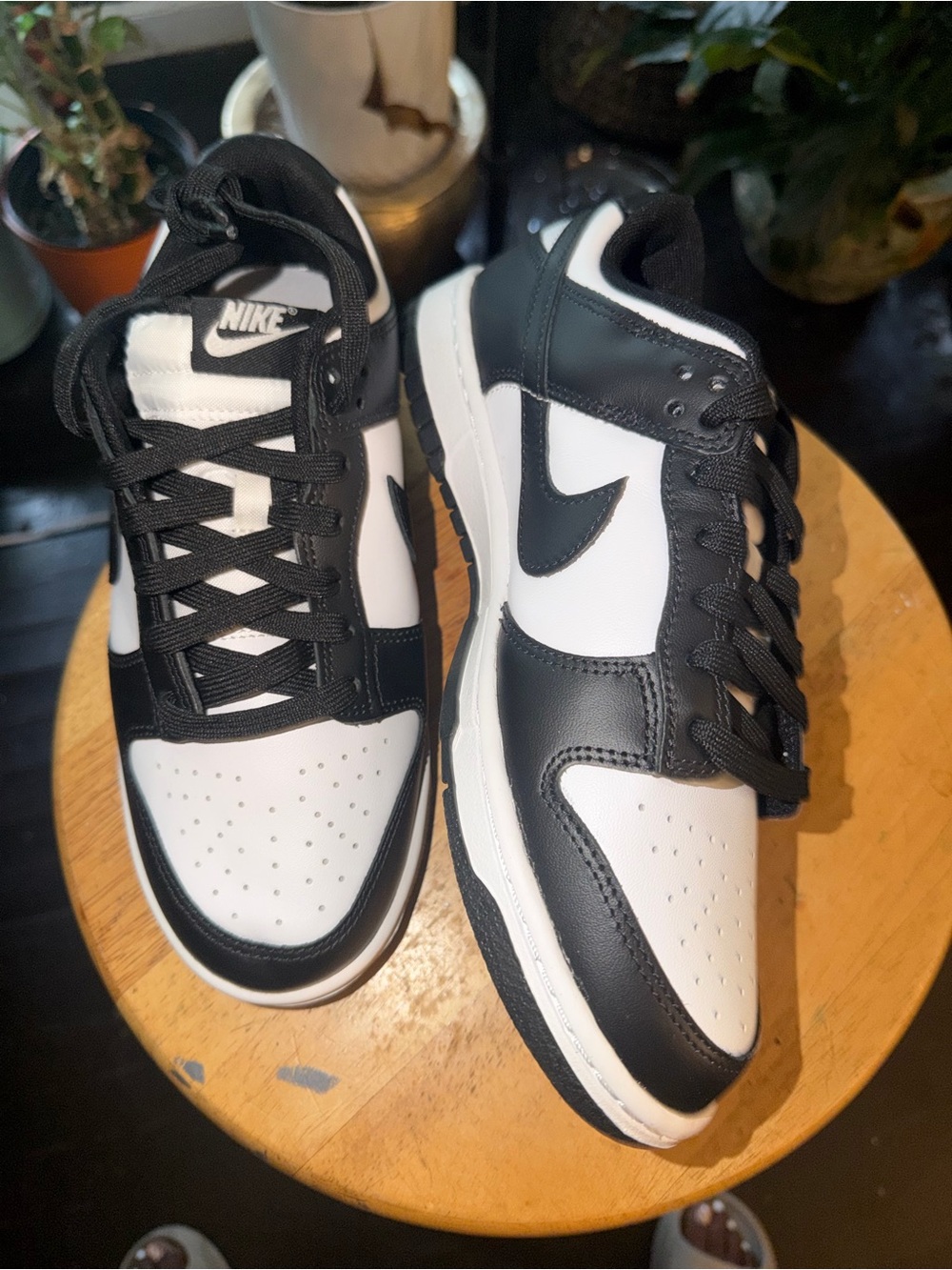 Nike Black and White Low-Top Sneakers